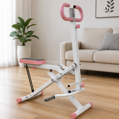 FitSynca Squat Assist Machine | Foldable | Resistance Bands