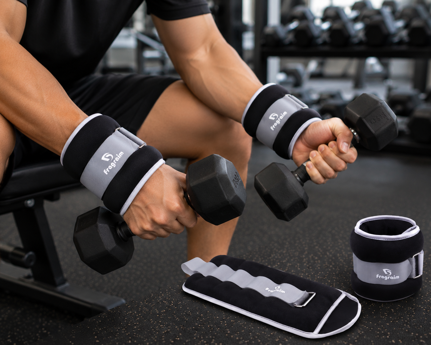 Ankle & Wrist Weights 1–20 LBS | Adjustable Strap