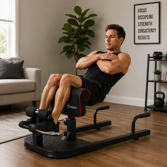 FitSynca 3-in-1 Push Up Sit Up Squat Machine | Home Gym