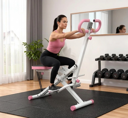 FitSynca Squat Assist Machine | Foldable | Resistance Bands