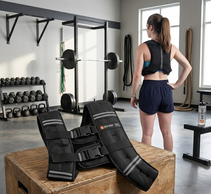 FitSynca 15 LB Weighted Vest | Adjustable Fit
